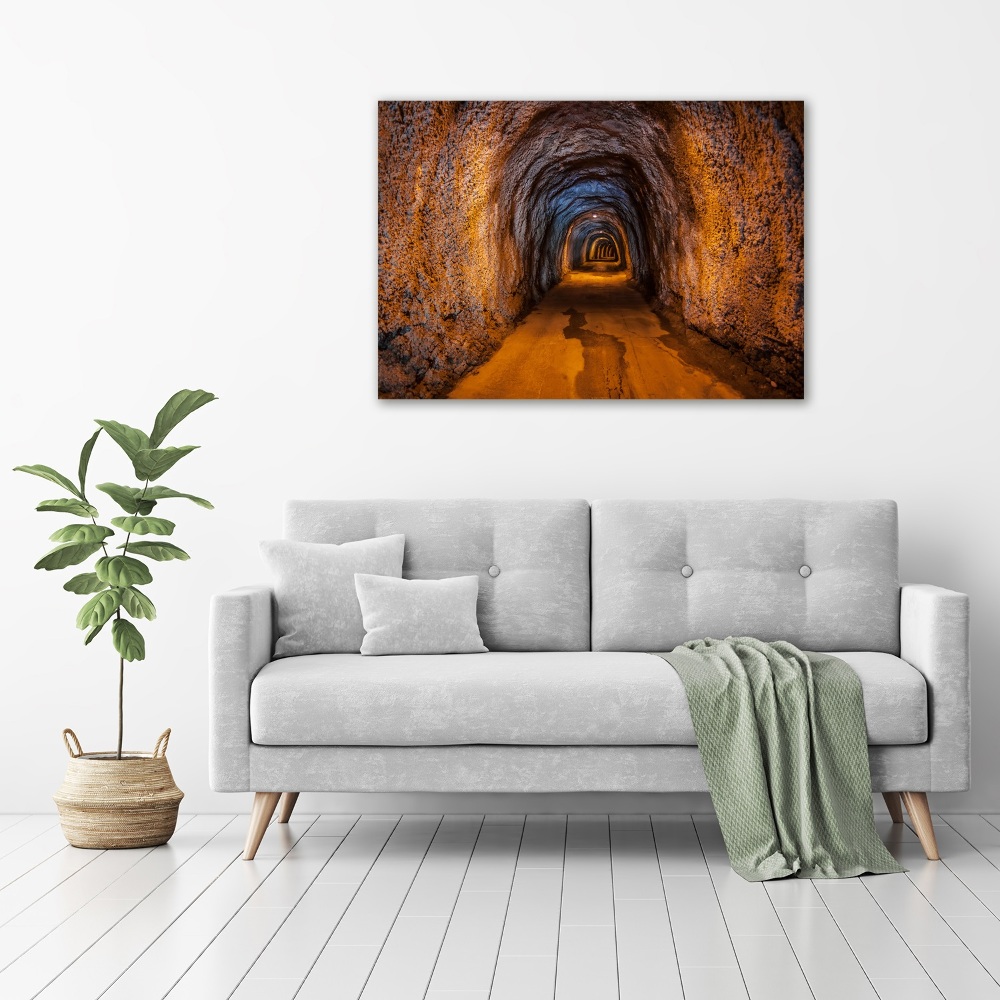 Acrylique tableau Tunnel souterrain