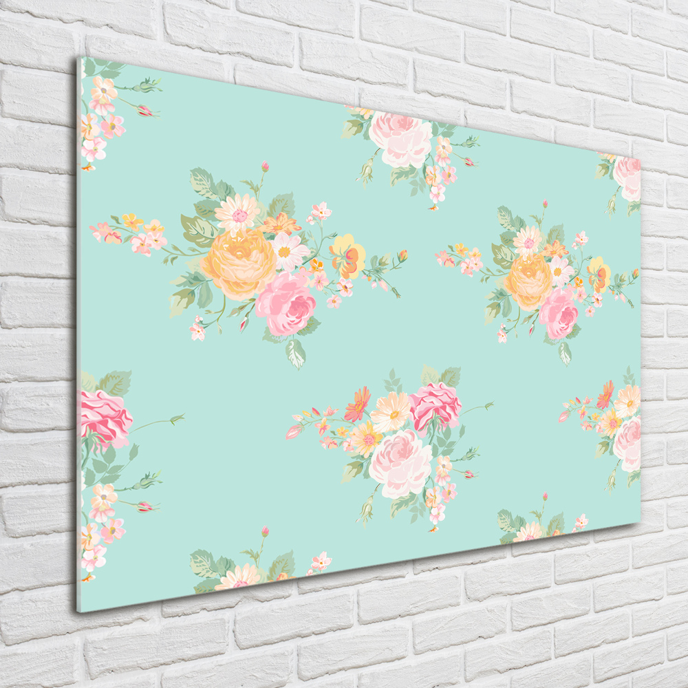 Tableau en acrylique Motif floral