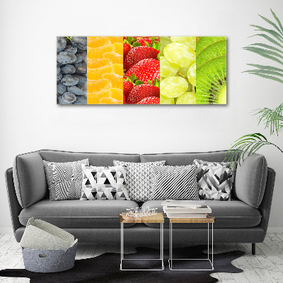 Acrylique tableau Fruits colorés