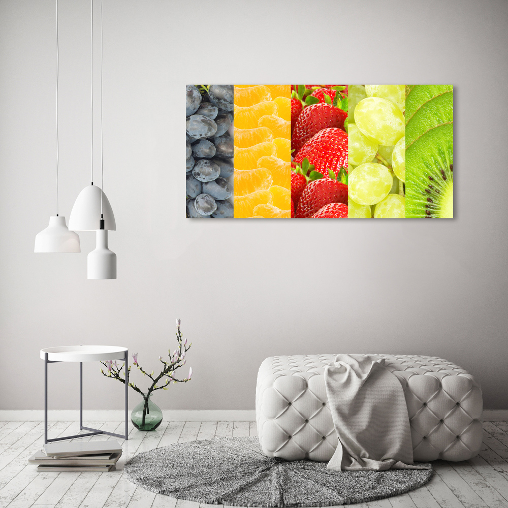 Acrylique tableau Fruits colorés