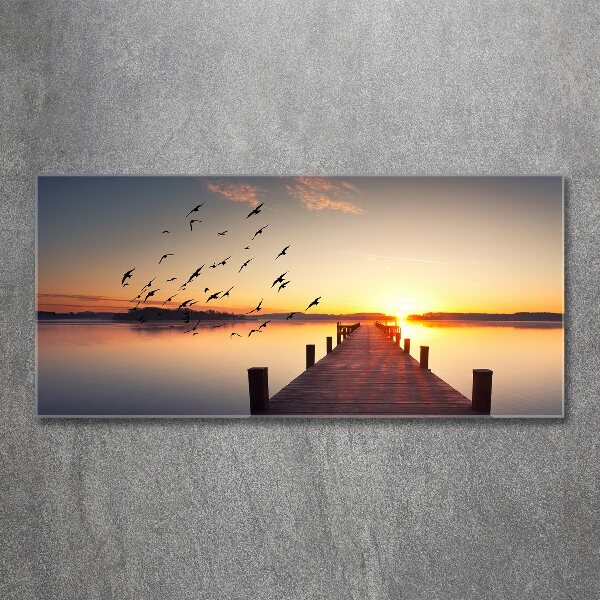 Tableau acrylique Coucher de soleil