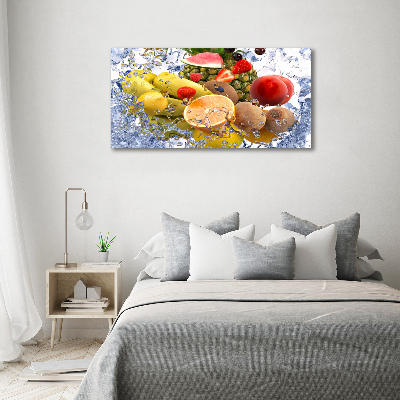 Tableau acrylique Fruit et eau