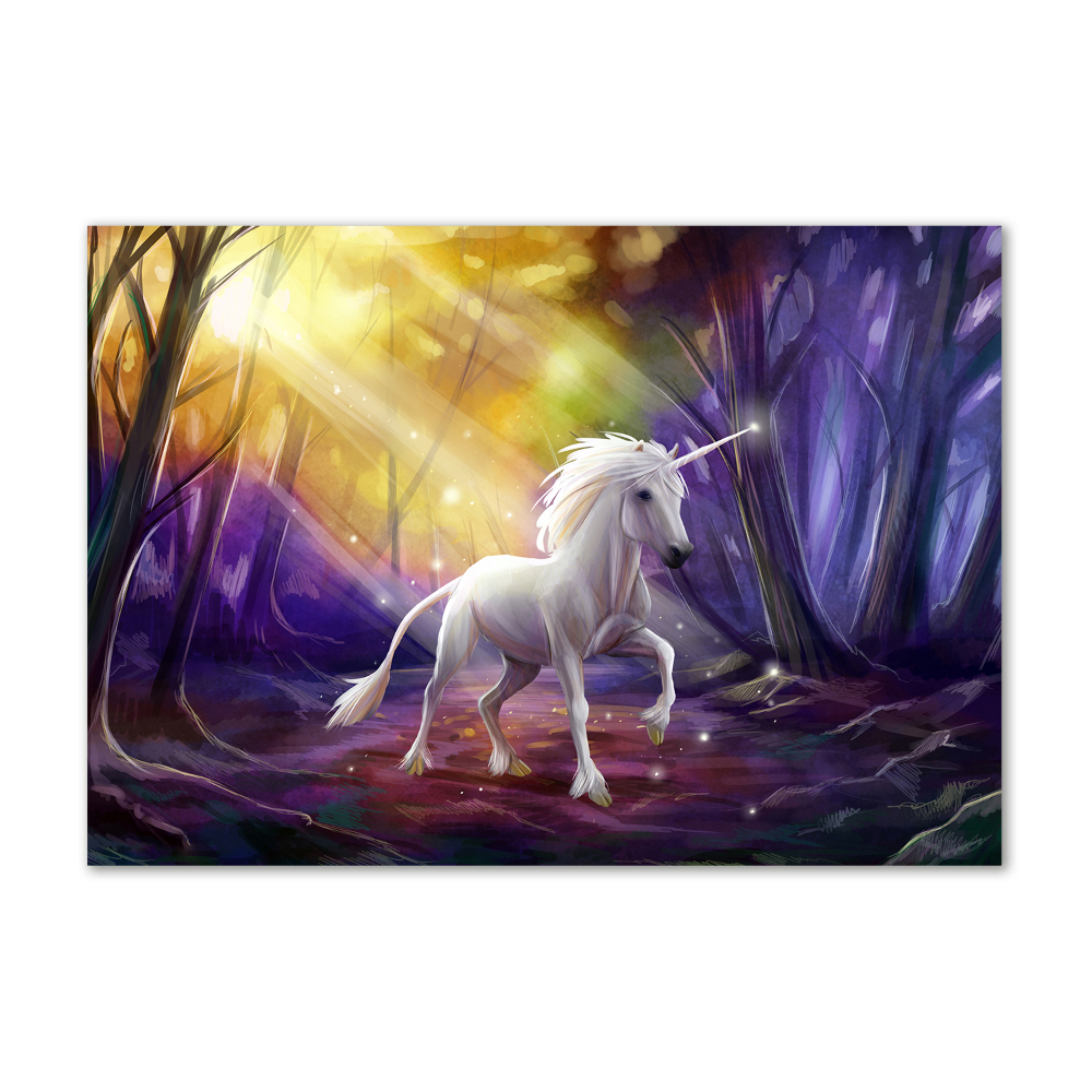 Tableau en acrylique Licorne