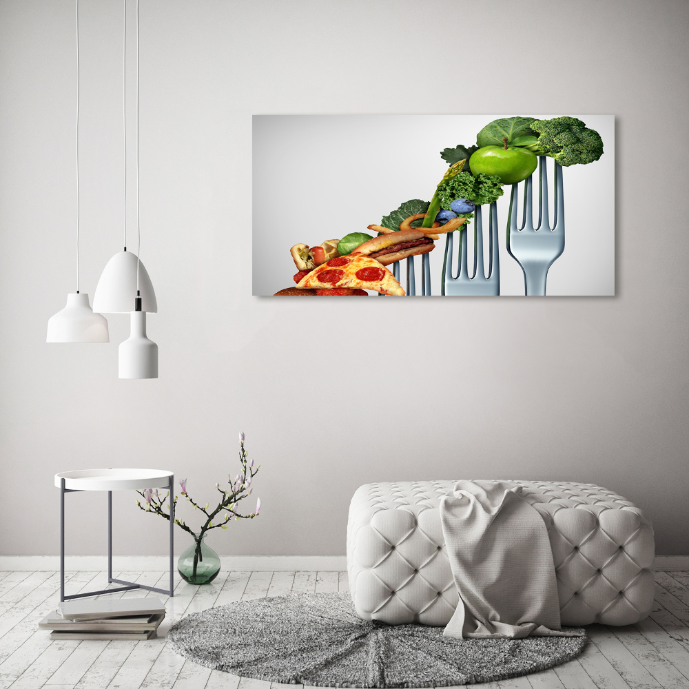 Acrylique tableau Progrès en matière d'alimentation