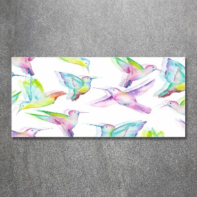 Acrylique tableau Colibris