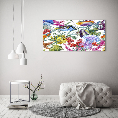 Acrylique tableau Récif de corail