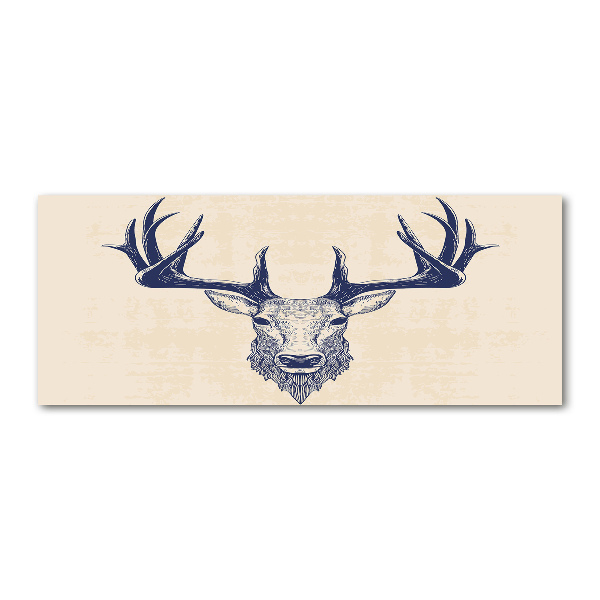 Tableau acrylique Tête de cerf