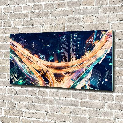 Tableau verre acrylique Autoroute de Tokyo