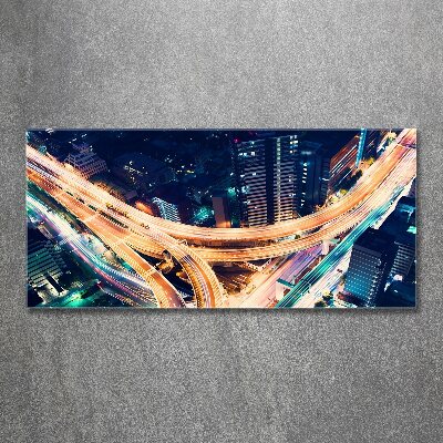 Tableau verre acrylique Autoroute de Tokyo