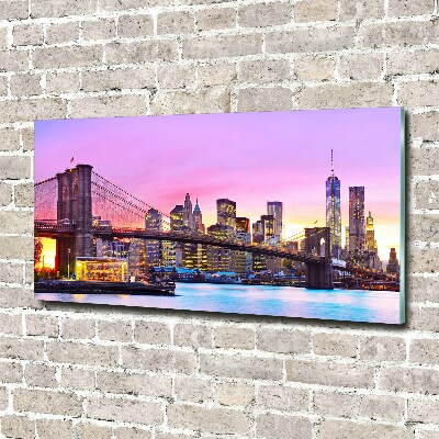 Acrylique tableau Manhattan NY