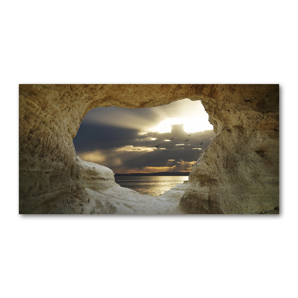 Tableau en acrylique Grotte côtière