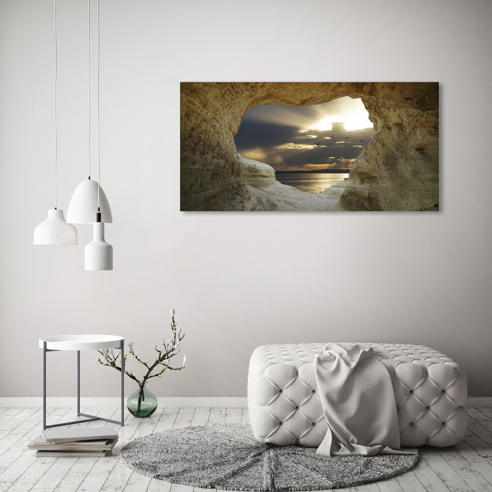 Tableau en acrylique Grotte côtière