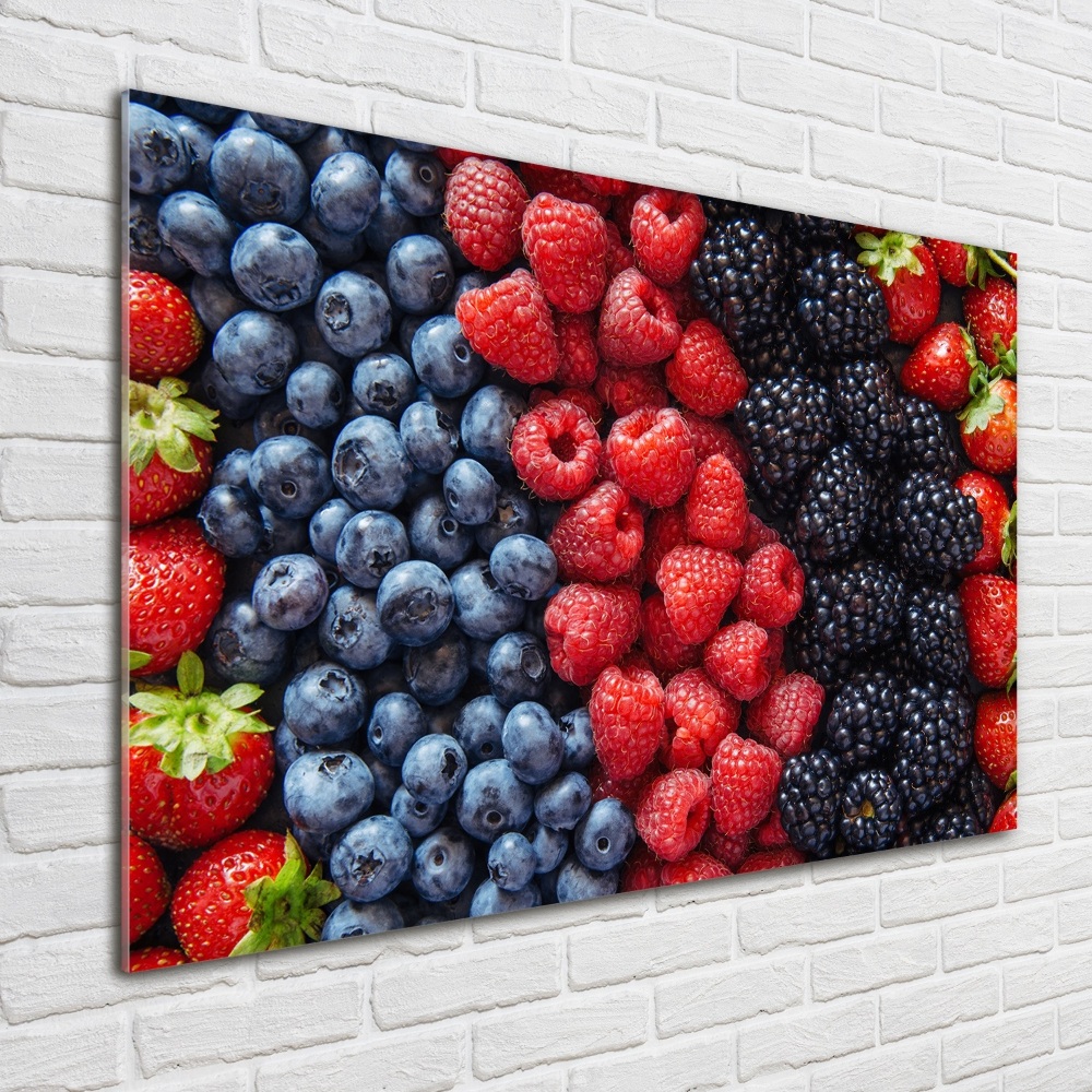 Tableau sur verre acrylique Fruits de la forêt