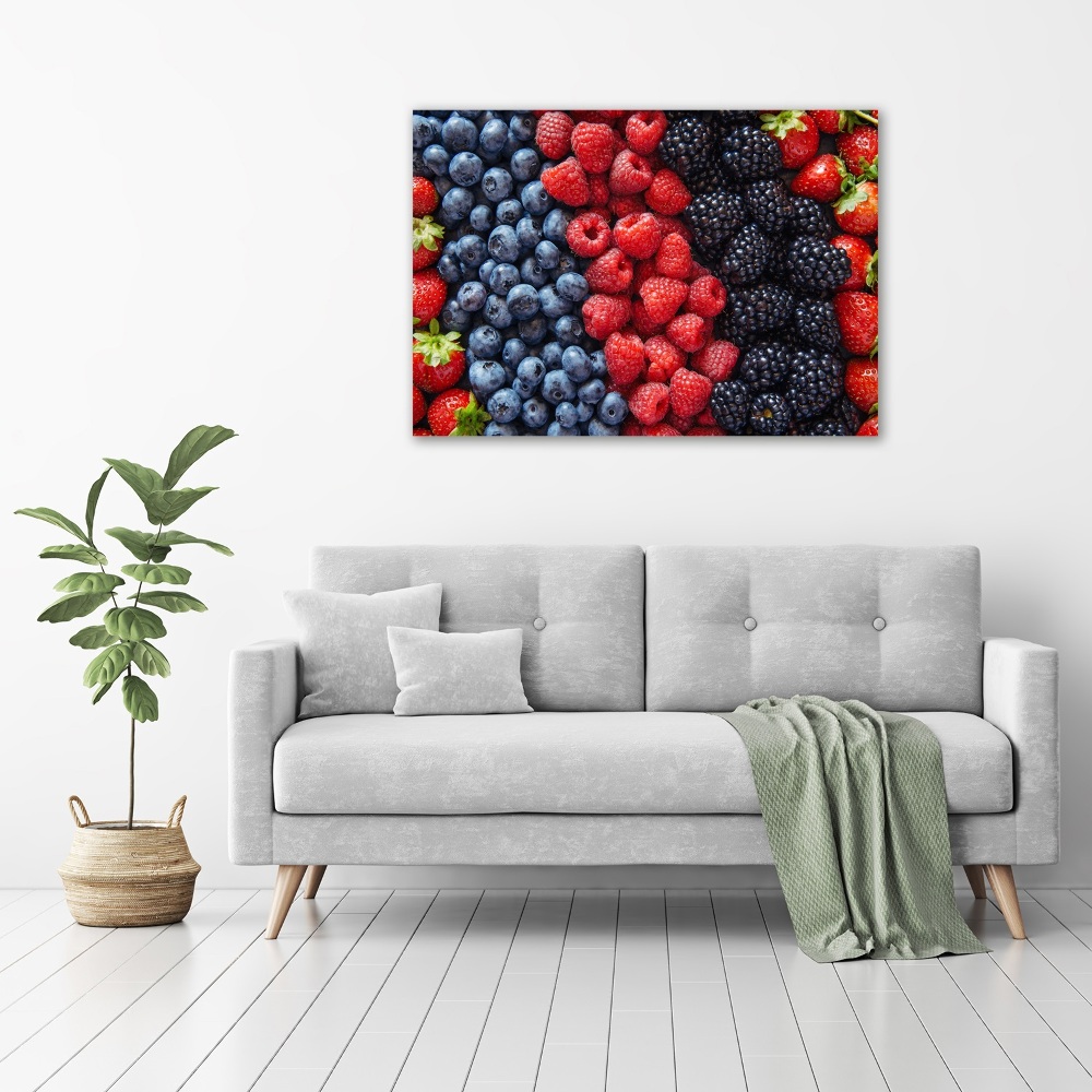 Tableau sur verre acrylique Fruits de la forêt