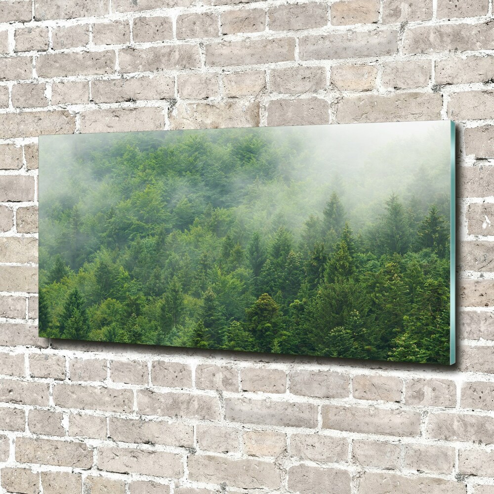 Acrylique tableau Forêt secrète