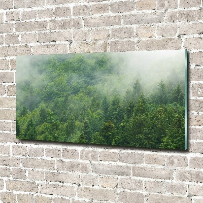 Acrylique tableau Forêt secrète