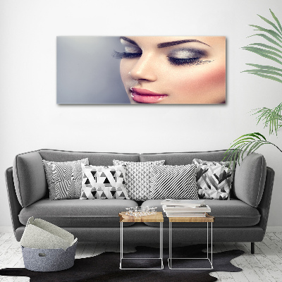 Tableau sur verre acrylique Le maquillage parfait