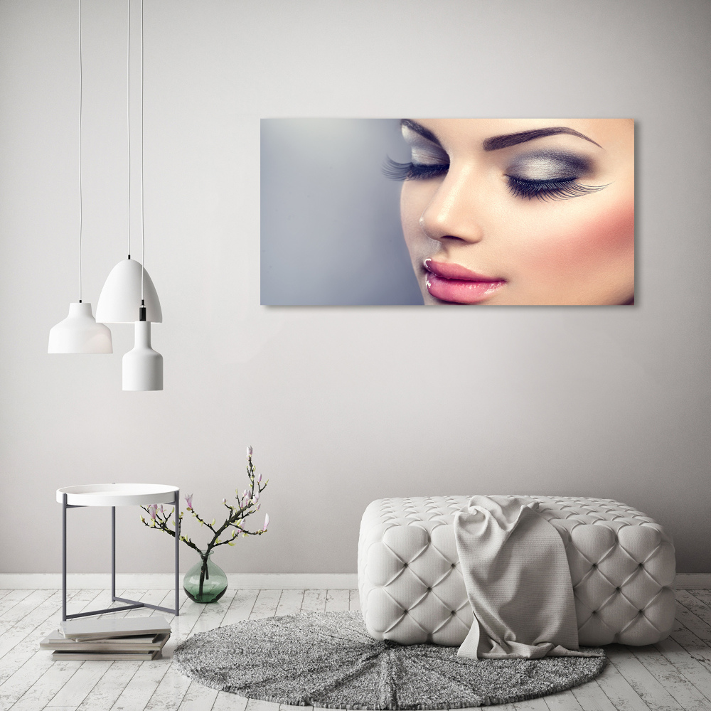 Tableau sur verre acrylique Le maquillage parfait