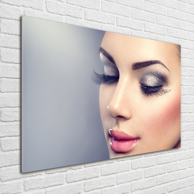 Tableau sur verre acrylique Le maquillage parfait