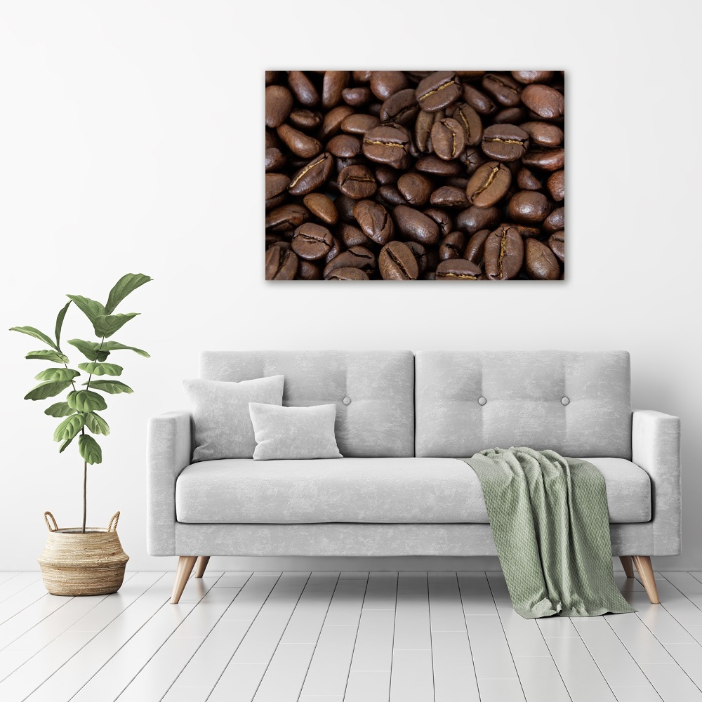 Tableau acrylique Gros grains de café