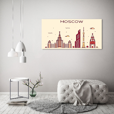 Acrylique tableau Bâtiments de Moscou