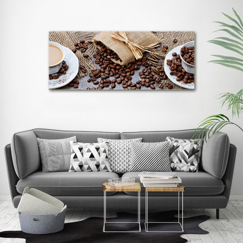 Tableau acrylique Café au lait