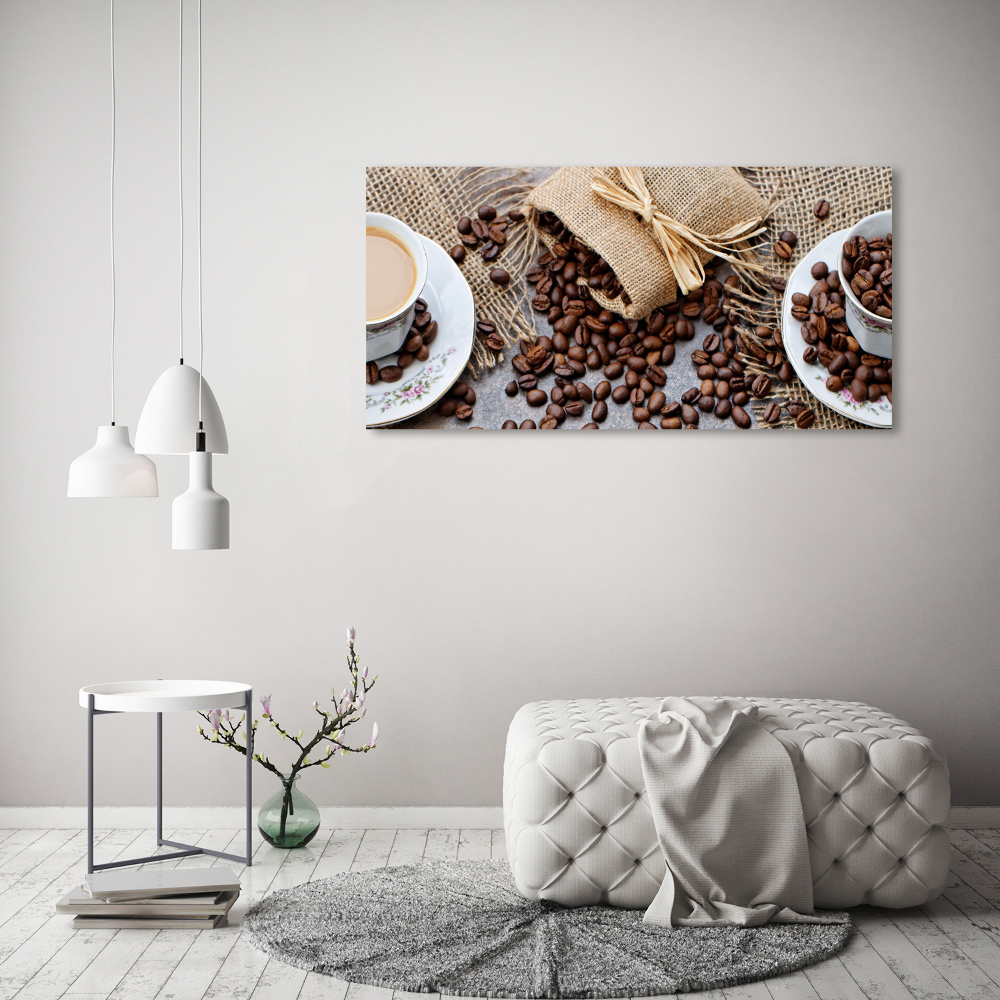 Tableau acrylique Café au lait