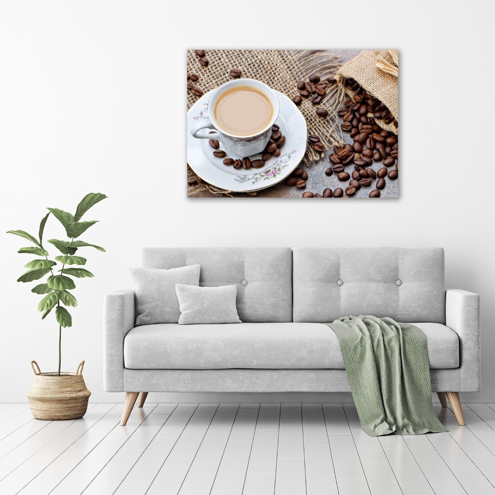 Tableau acrylique Café au lait