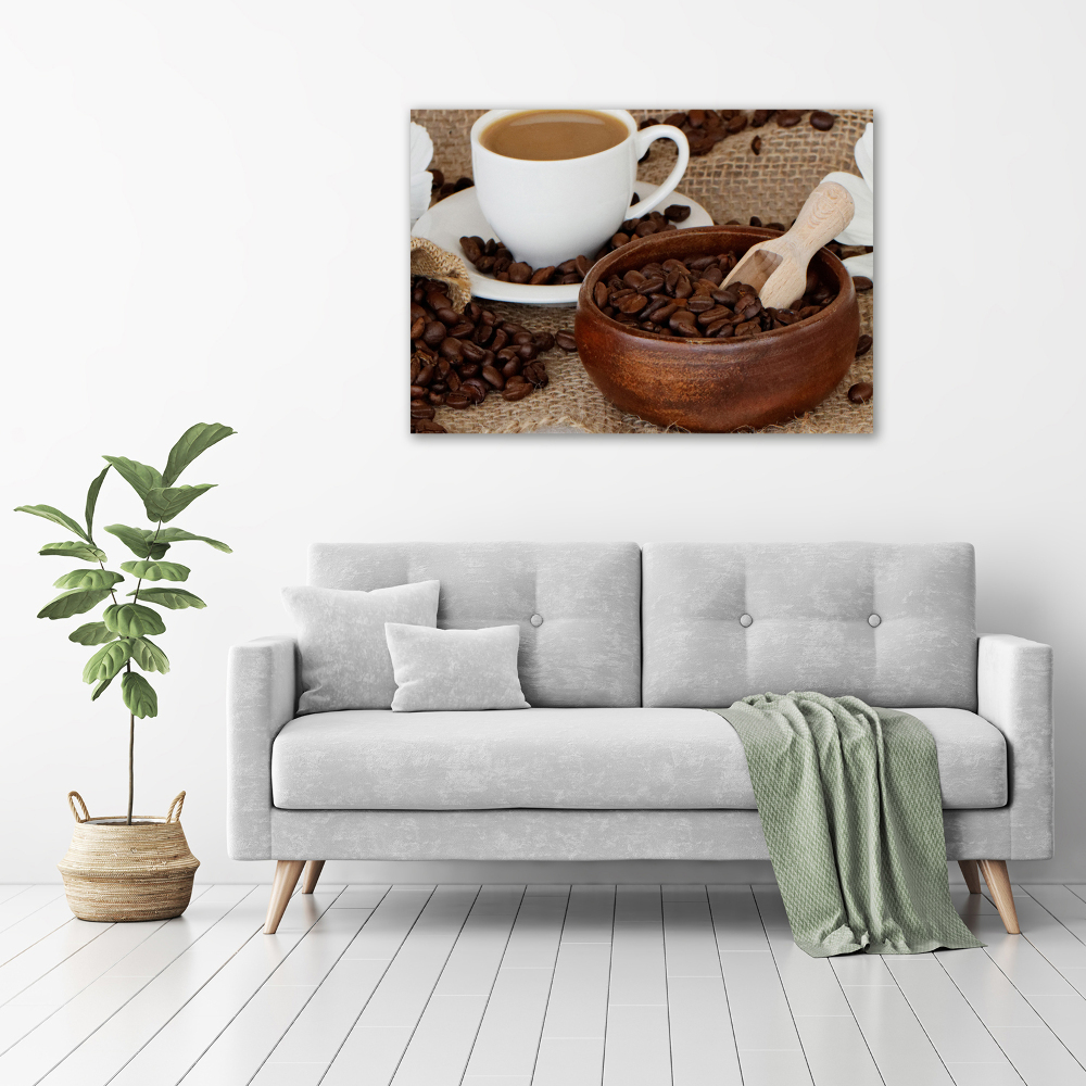 Acrylique tableau Café au lait