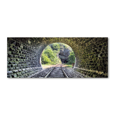 Tableau sur verre acrylique Tunnel ferroviaire