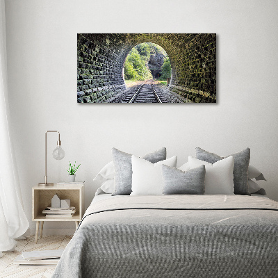 Tableau sur verre acrylique Tunnel ferroviaire