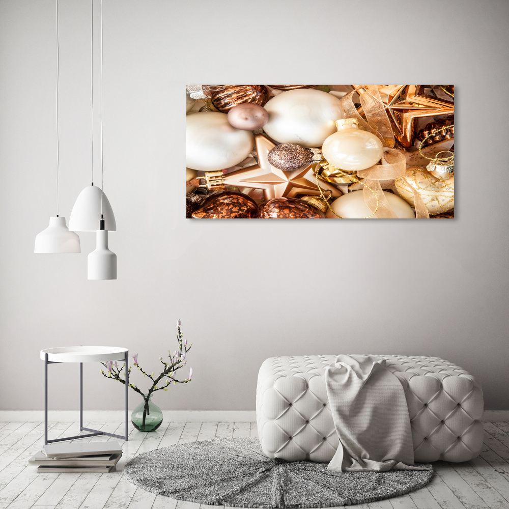 Tableau en acrylique Boules de Noël