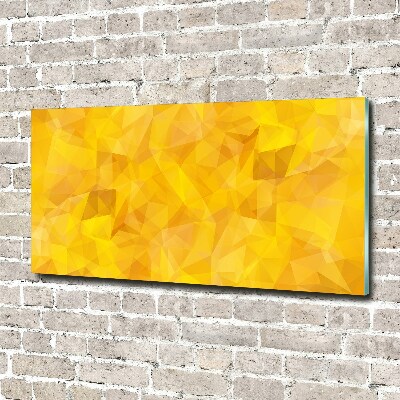 Tableau acrylique Triangles abstraits