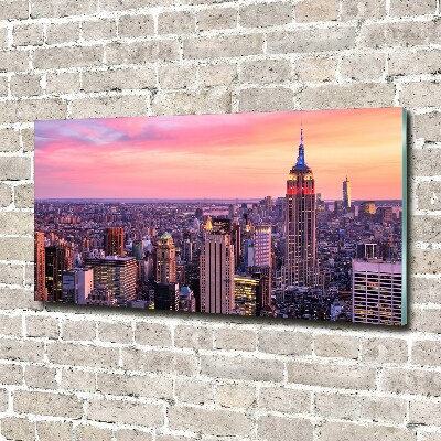 Tableau en acrylique New York de nuit