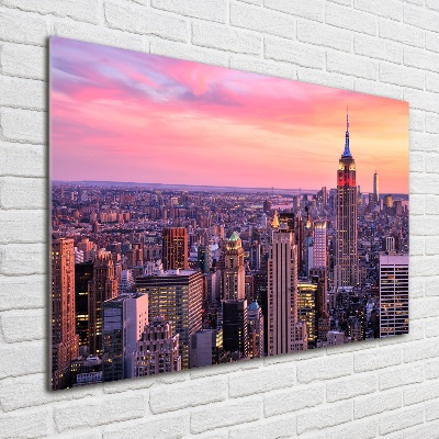 Tableau en acrylique New York de nuit