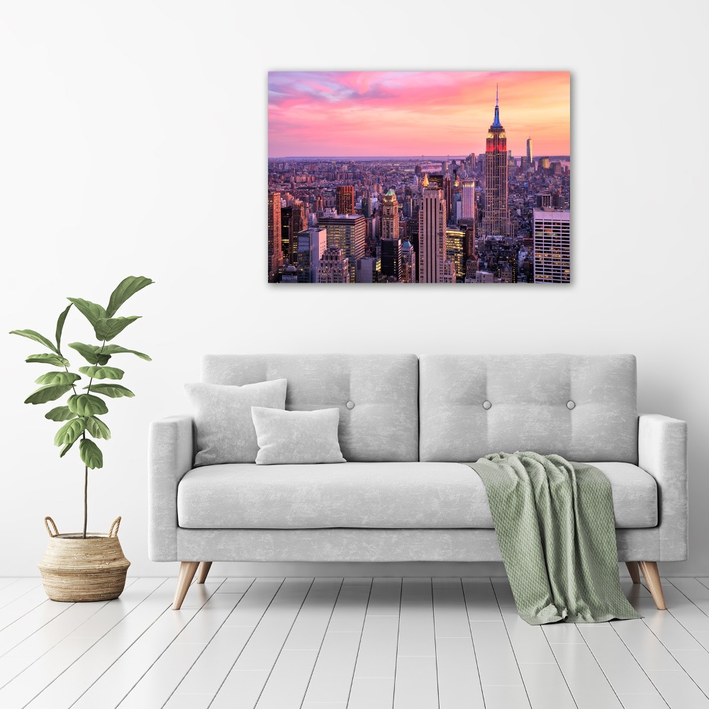 Tableau en acrylique New York de nuit