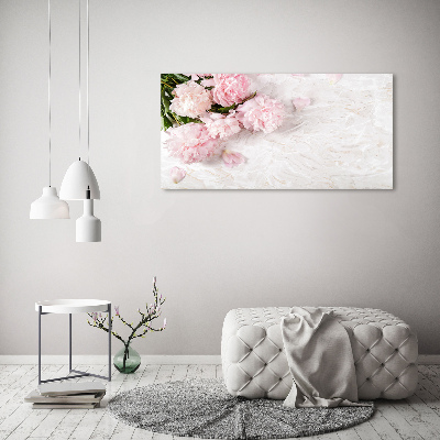 Acrylique tableau Pivoines