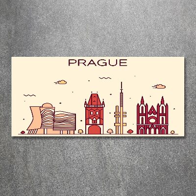 Tableau en acrylique Bâtiments de Prague