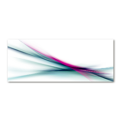 Tableau verre acrylique Abstraction flare violet