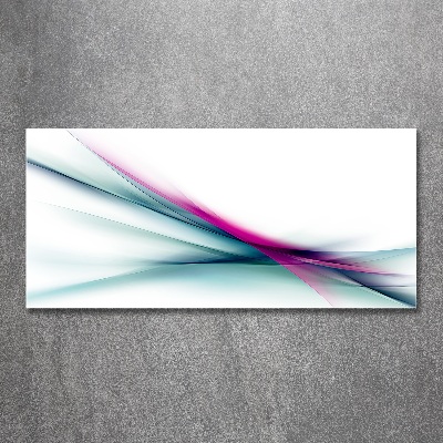 Tableau verre acrylique Abstraction flare violet