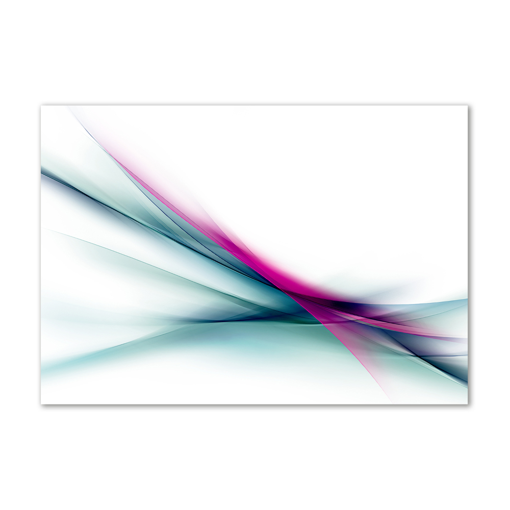 Tableau verre acrylique Abstraction flare violet