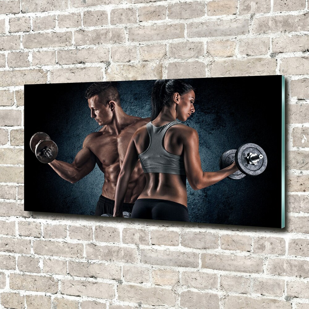 Tableau en acrylique Construction musculaire