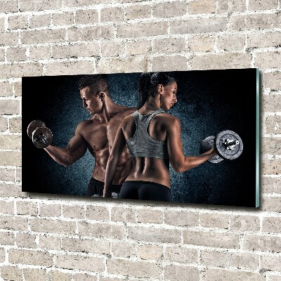 Tableau en acrylique Construction musculaire