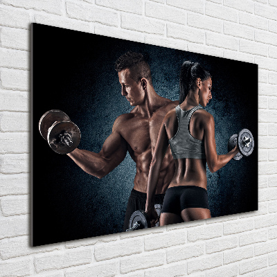 Tableau en acrylique Construction musculaire