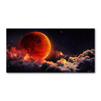 Acrylique tableau Eclipse de lune