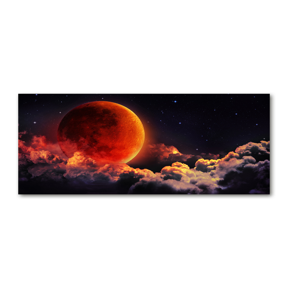 Acrylique tableau Eclipse de lune