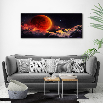 Acrylique tableau Eclipse de lune