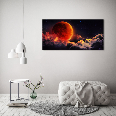 Acrylique tableau Eclipse de lune