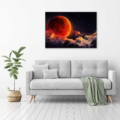 Acrylique tableau Eclipse de lune