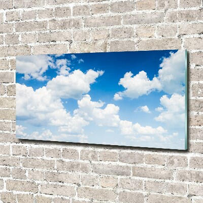 Tableau sur verre acrylique Nuages dans le ciel